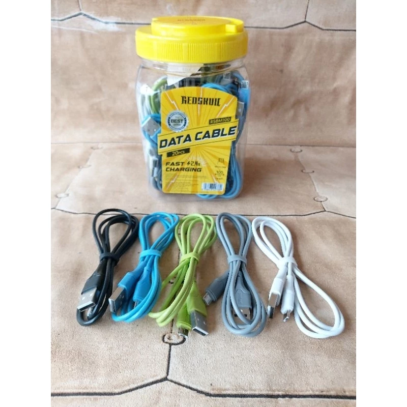 Vivan/Robot/REDSKULL RSBM100 Data Cable Micro 2.4A